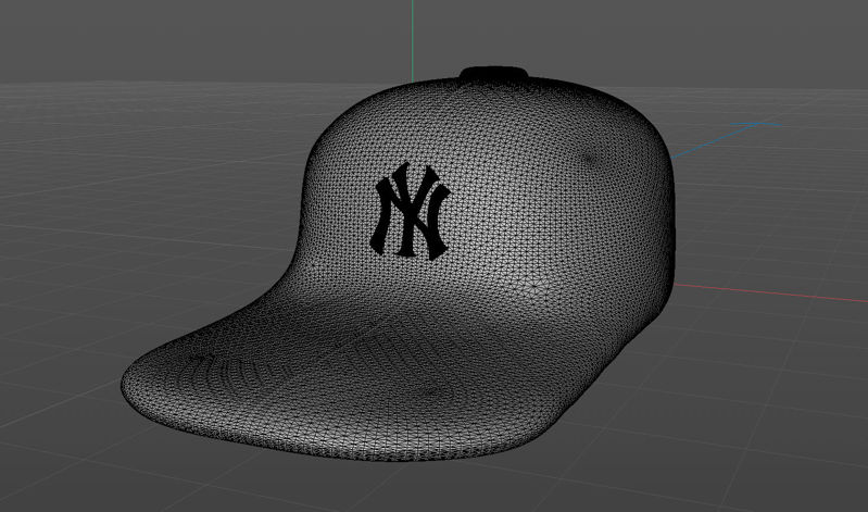 Modèle d'impression 3D de la casquette NY