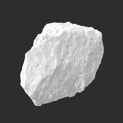Modelo de impresión 3D de roca