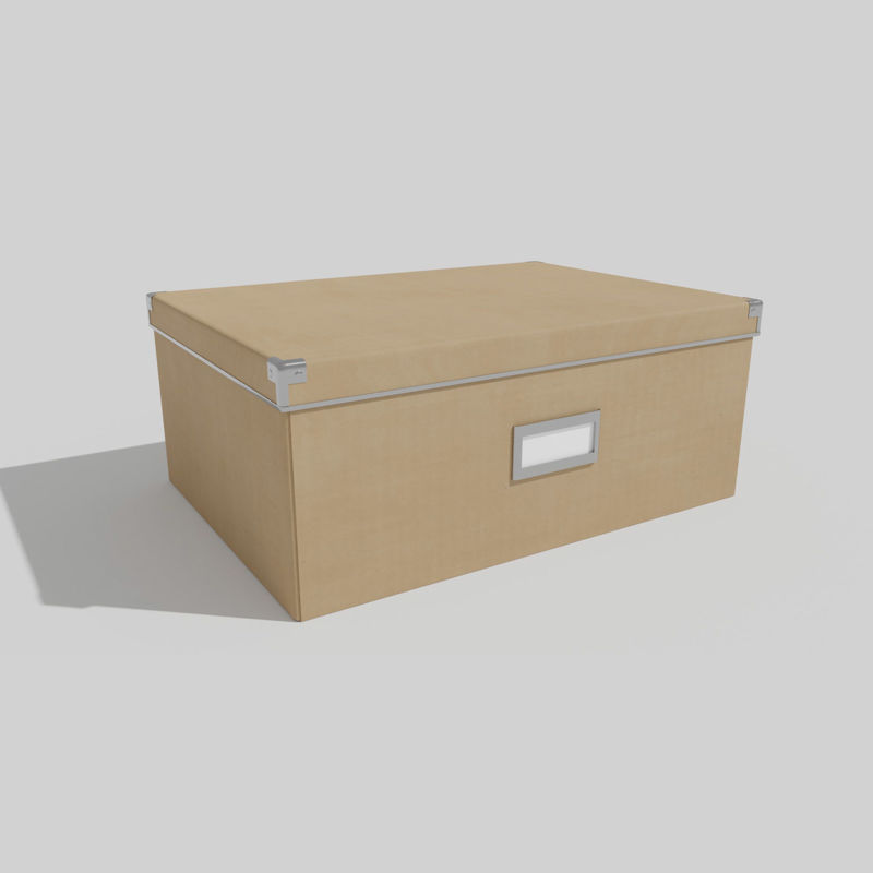 Pack de boîtes de bureau modèle 3D