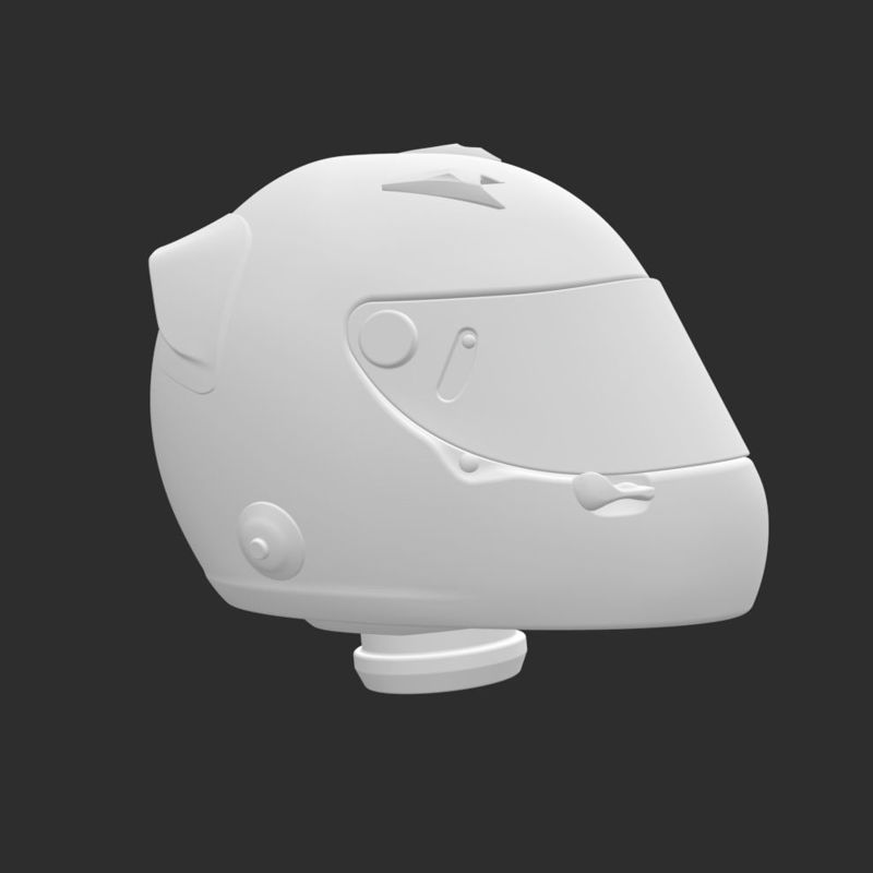 ヘルメット3Dプリントモデル