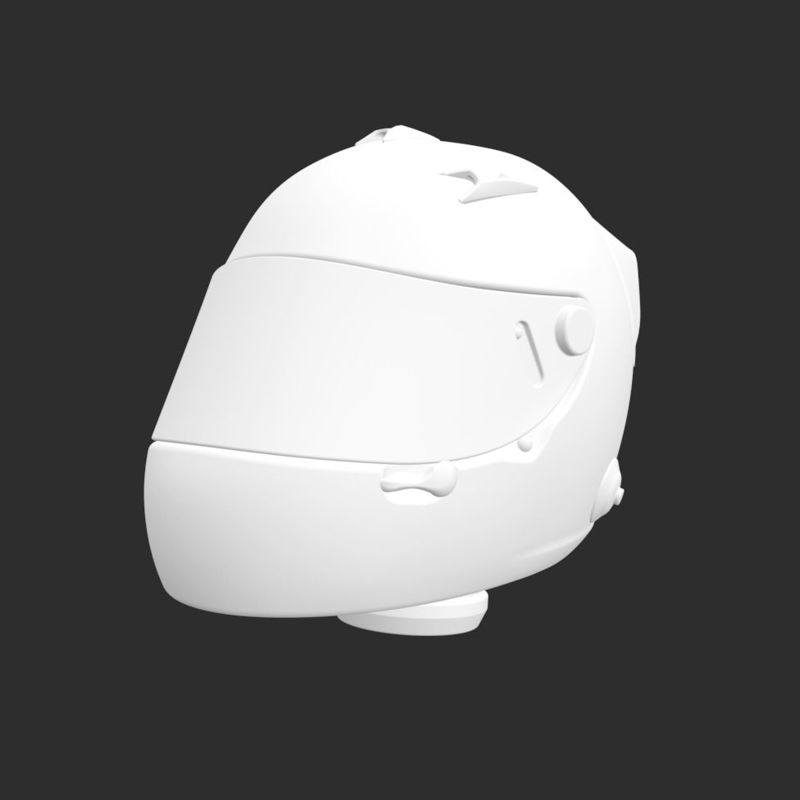 Helm 3D-afdrukmodel