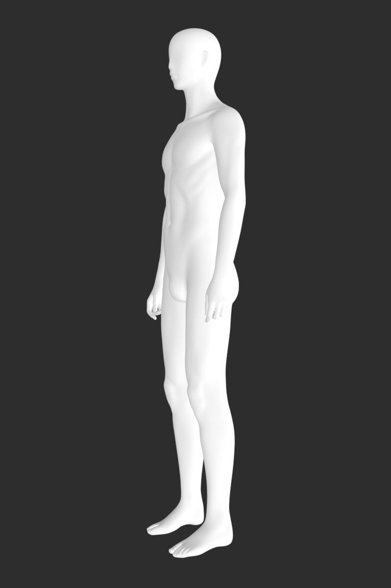 Man mannequin 3d print model