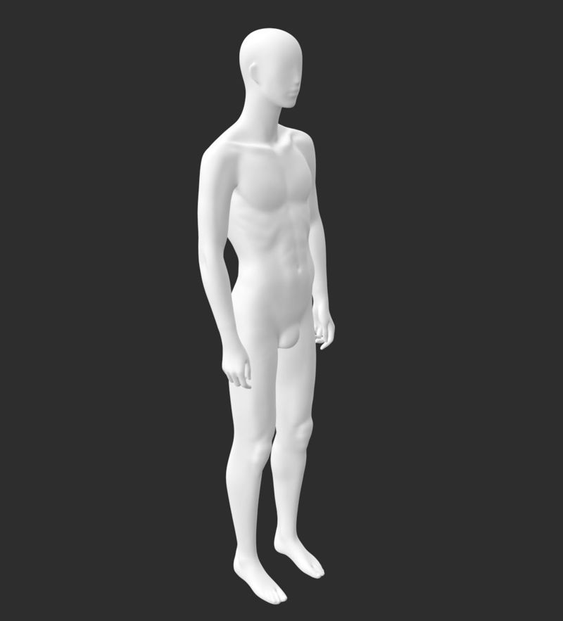 3D model tiskanja manekenke čednega fanta
