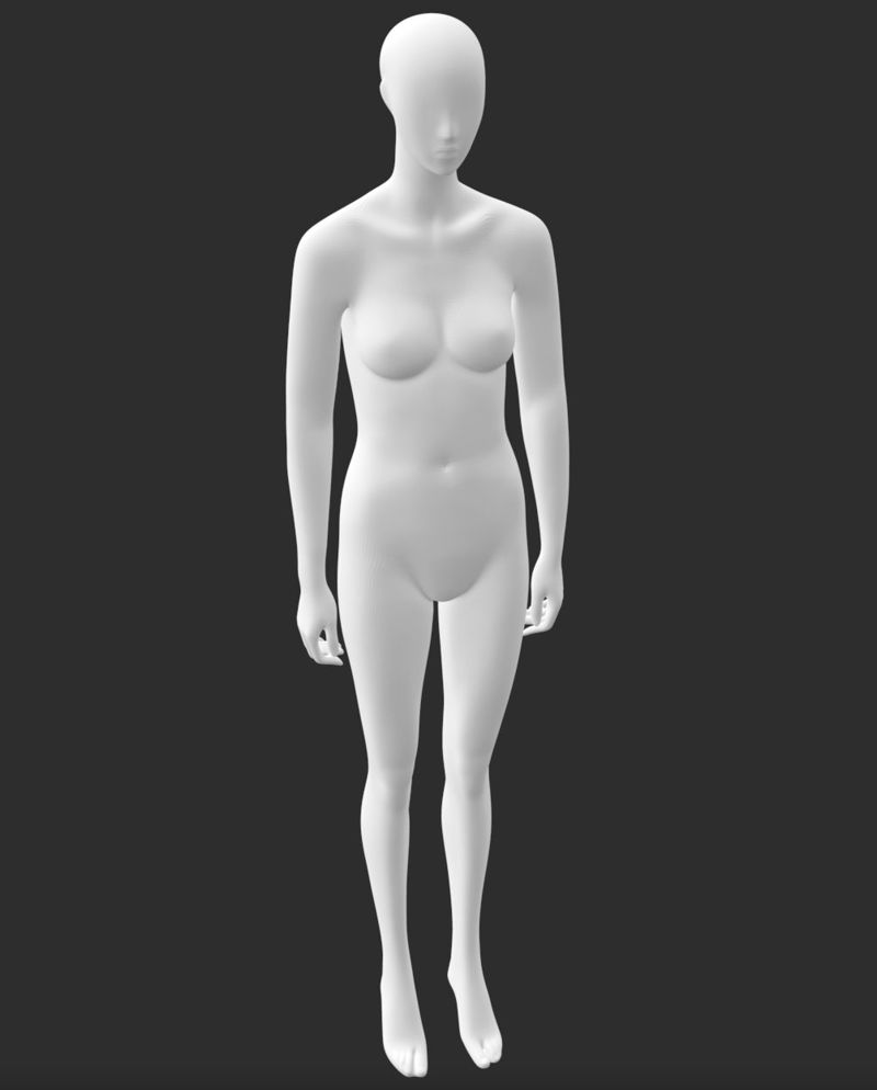 Mannequin de mode modèle d'impression 3d