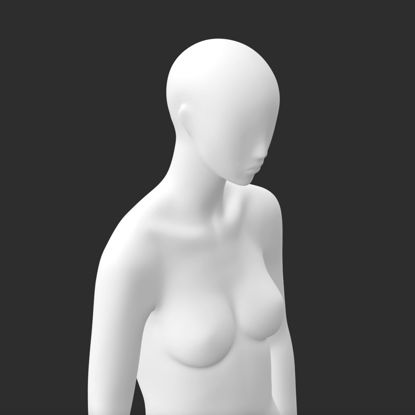 Girl mannequin 3d print model