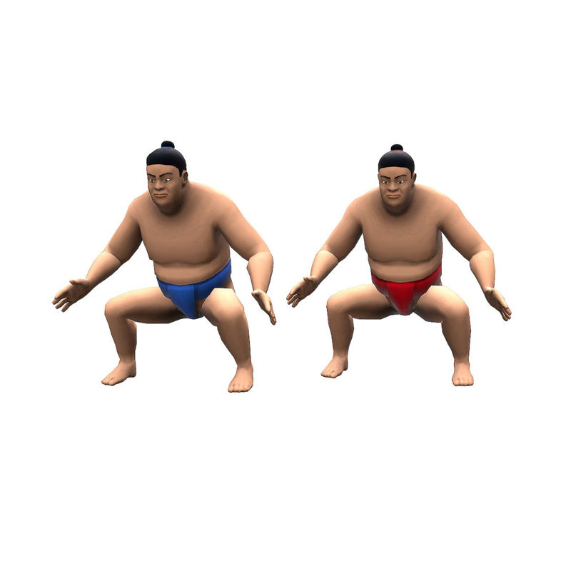 SUMO wrestler 3D Model