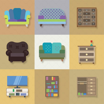 Iconos de muebles