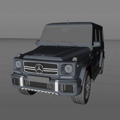 3D model vozu Mercedes Benz SUV G63