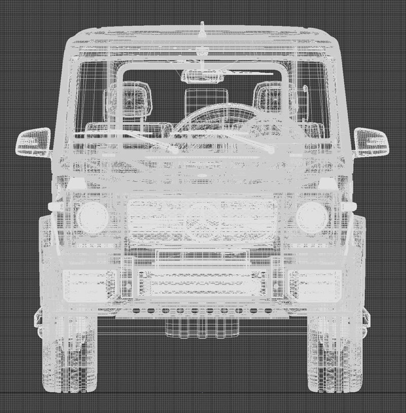 مرسدس بنز SUV G63 مدل ماشین 3D