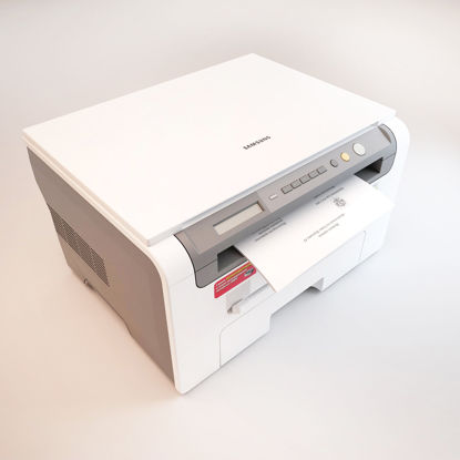 Офисный принтер 3d модель