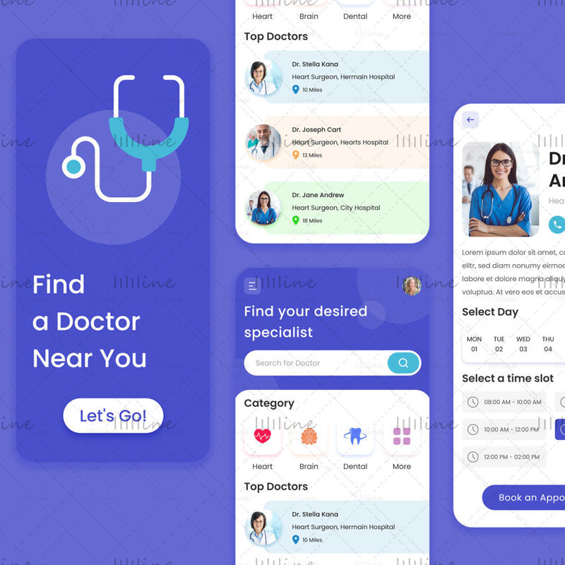 Doctor Appointment App Concept
