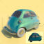 C4D cartoon car 3d model