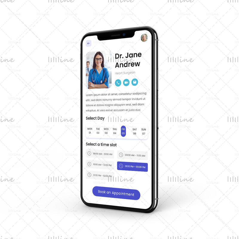 Doctor Appointment App Concept