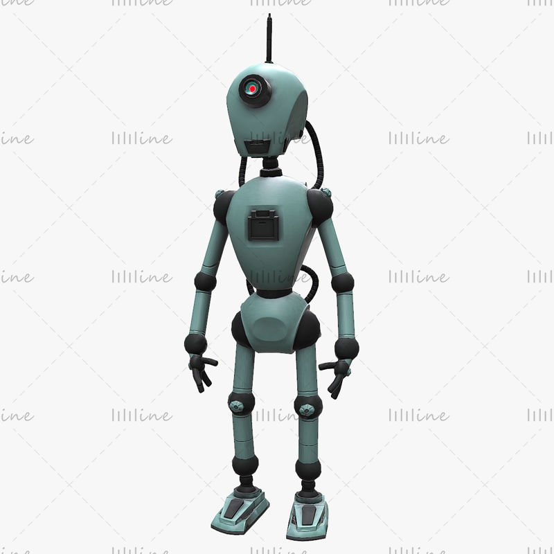 Robot Armatürlü 3D Model