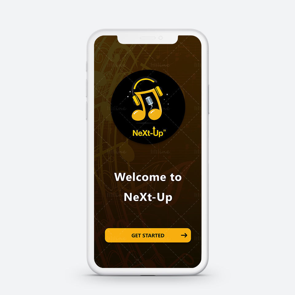 Music App Screen On-boarding Concept