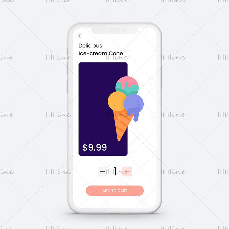Hello Summer  Mobile App UI UX add to cart