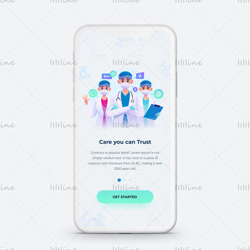 UI-ontwerp van app voor doktersafspraak