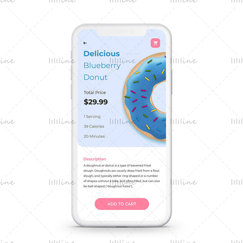 Donuts Mobile App UI/UX