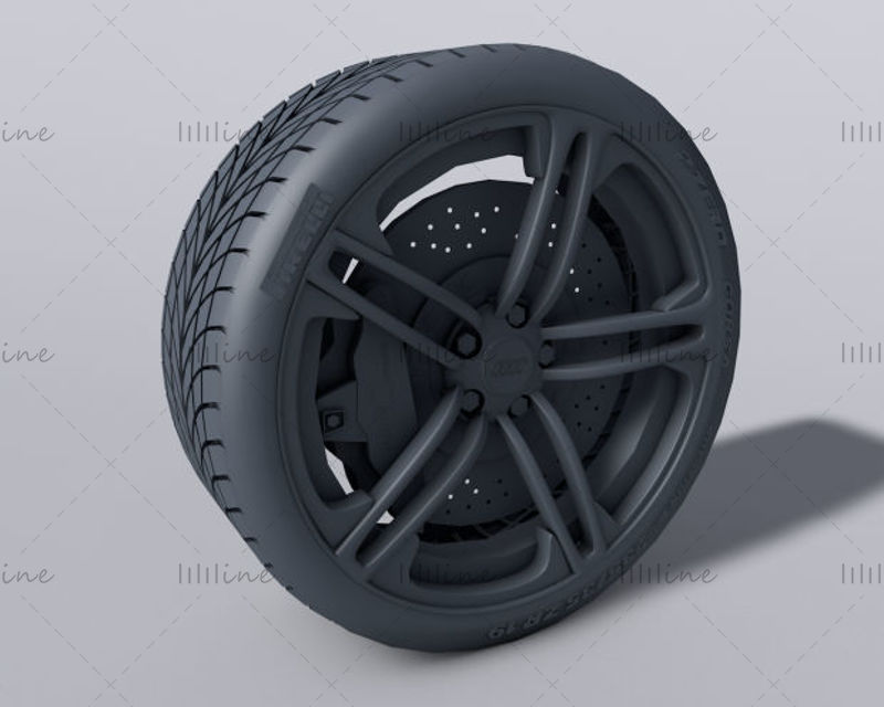 Модел гуме 3Д прецизни модел