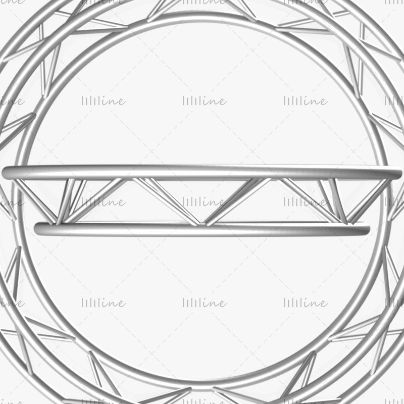 Cirkel Driehoekige Truss Modulaire Collectie - 10 STUKS Modulair