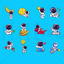 Astronaut cartoon charater