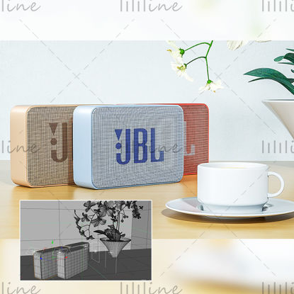 Bluetooth speaker 3d scene speaker c4d model