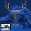 C4D blue deer head shape e-commerce audio music 3d model