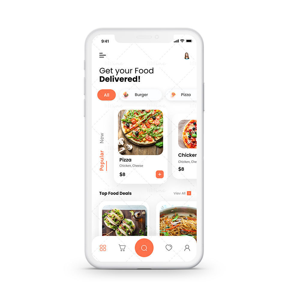 Food delivery App design