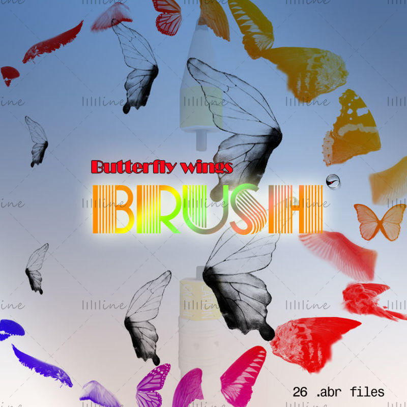 【Butterfly wings】PS Brushes