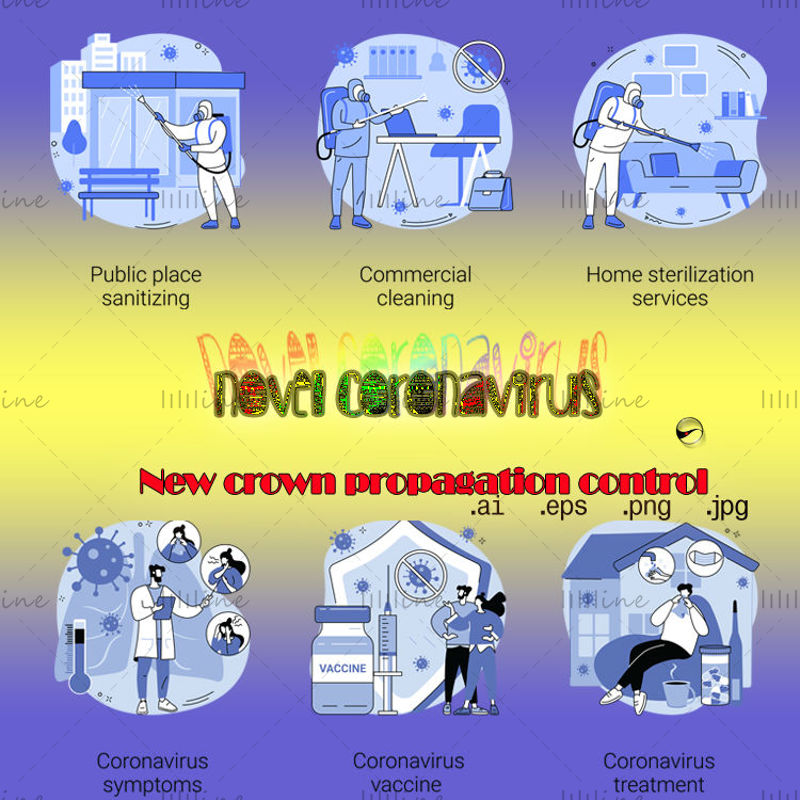 A koronavírus COVID -19 terjedésének ellenőrzése (001)
