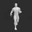 Super muscle runner male mannequin 3d print model