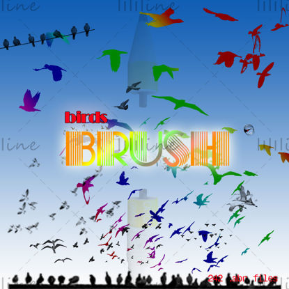 【Birds】PS Brushes