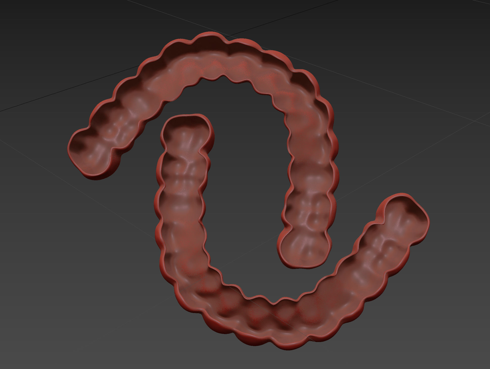 Invisible braces 3d model