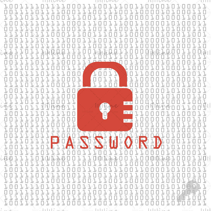 Wachtwoordbeveiliging veiligheidsslot veiligheid anti-hacking