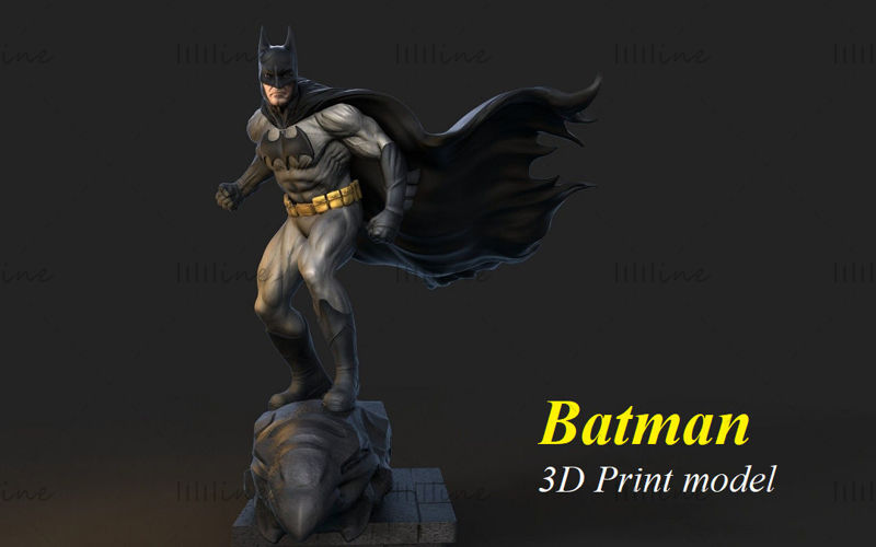 3Д модел статуе Батмана - спреман за штампање модел 3Д штампе
