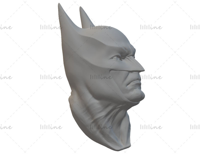 蝙蝠侠雕像 3D 模型 - 可3D打印模型手办