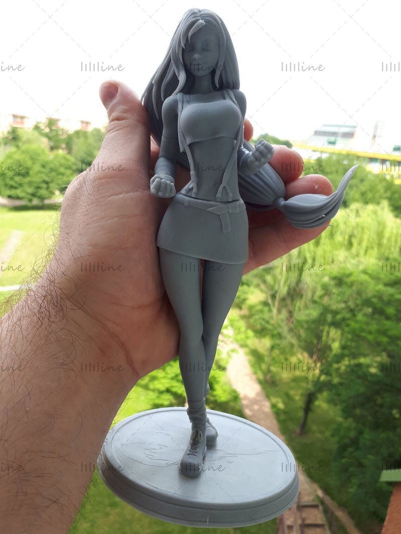 Тифа лоцкхарт статуа 3Д модел СТЛ за 3Д штампање