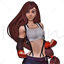 Tifa lockhart statue 3D model STL for 3D Printing