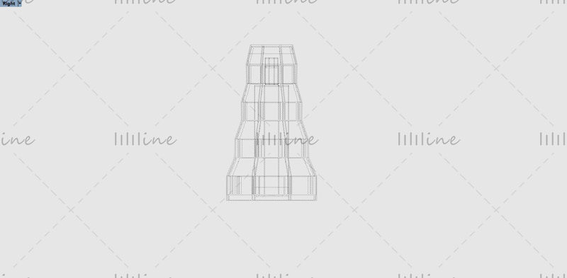 بسته بندی بطری شراب مدل صنعتی سه بعدی