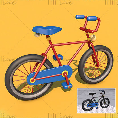 Bicycle product 3d model