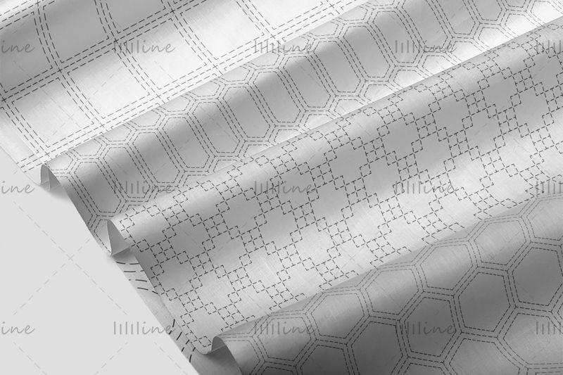 10 prikkede former sømløse geometriske mønstre