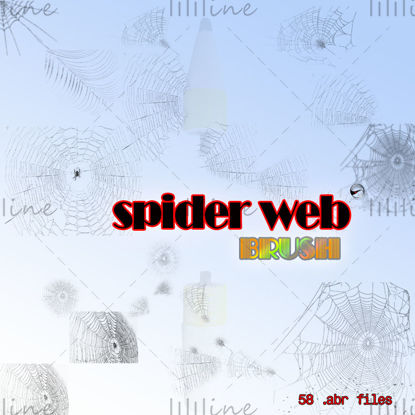 【Pânză de păianjen】 -PS-Pensulă