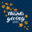 Thanksgiving day digital hand lettering