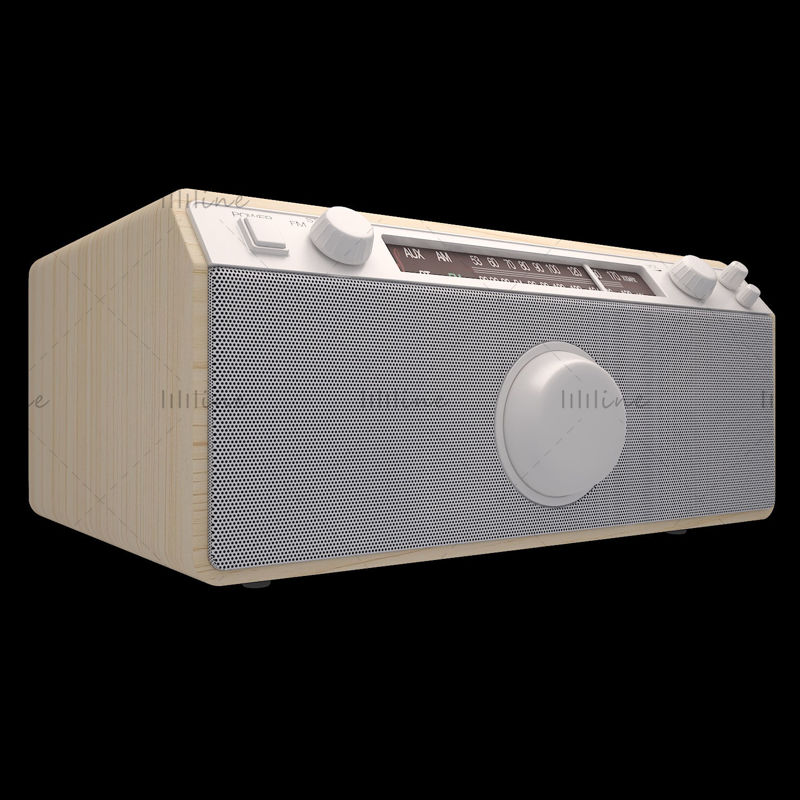 Radio 3D-model