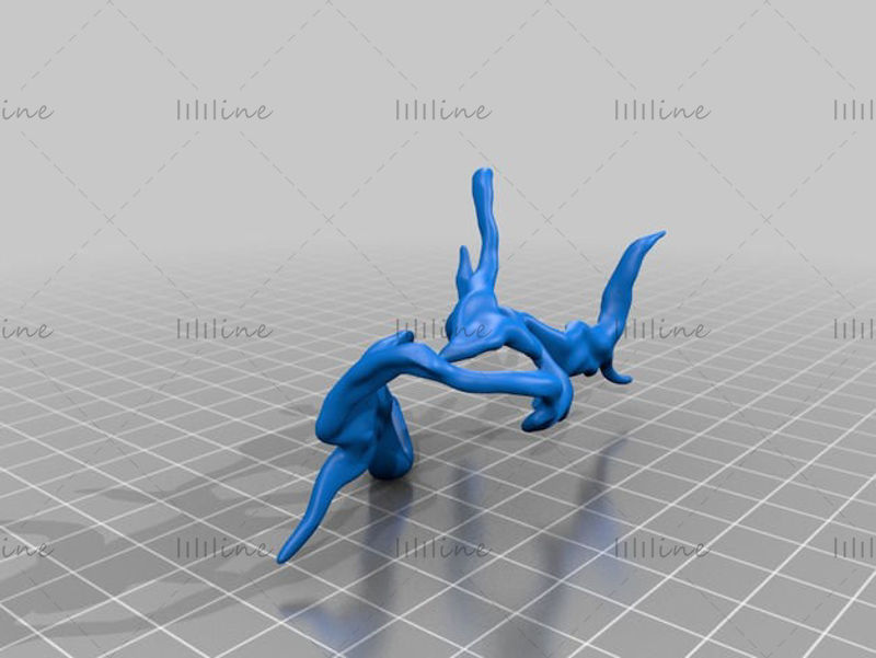 Venom vs Carnage 3D Printed model STL format for 3D Printing 3D print model