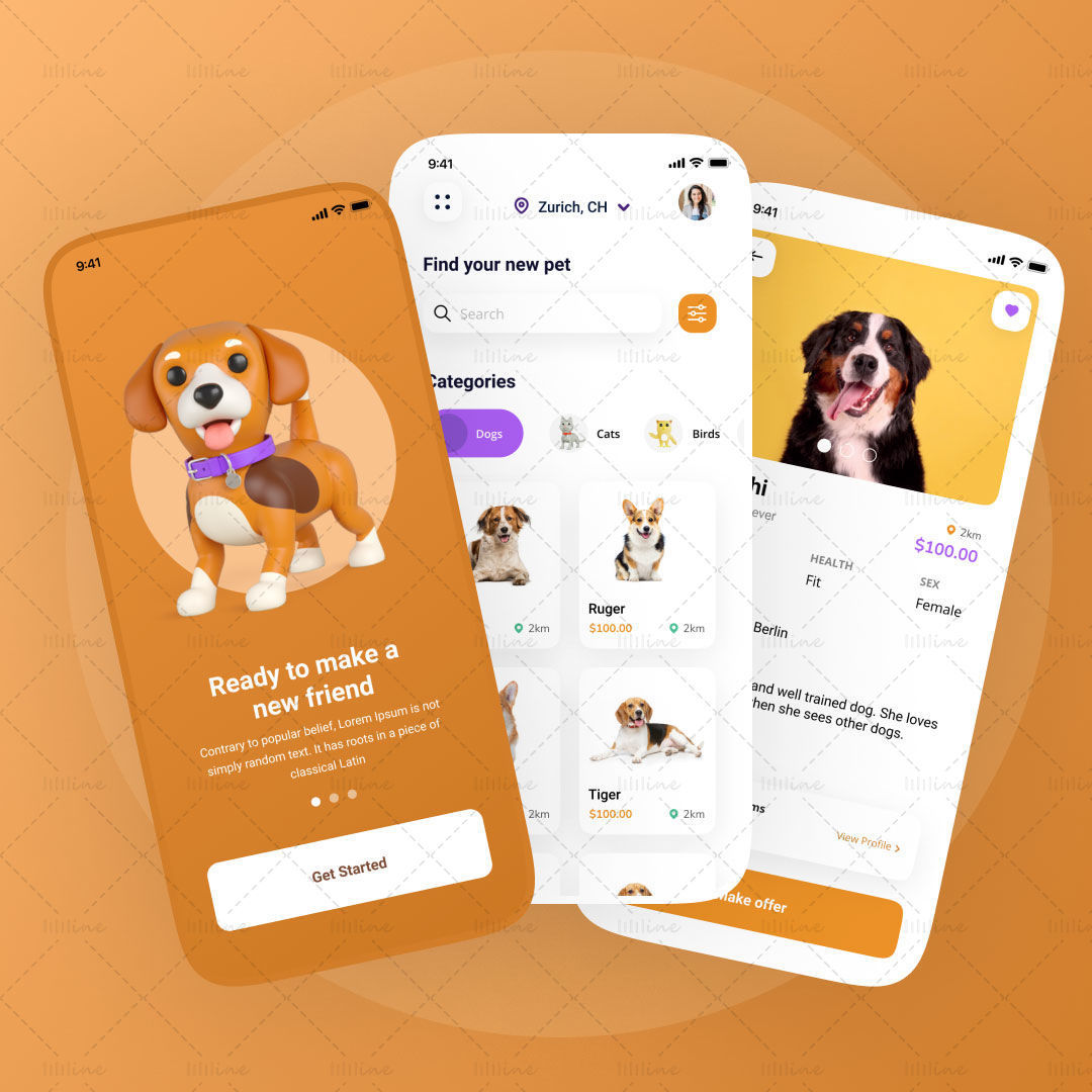 Pet Adoption App Design