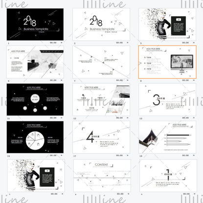 Product Information PPT Sliders Templates