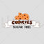 Cookies sugar-free logo vector illustration