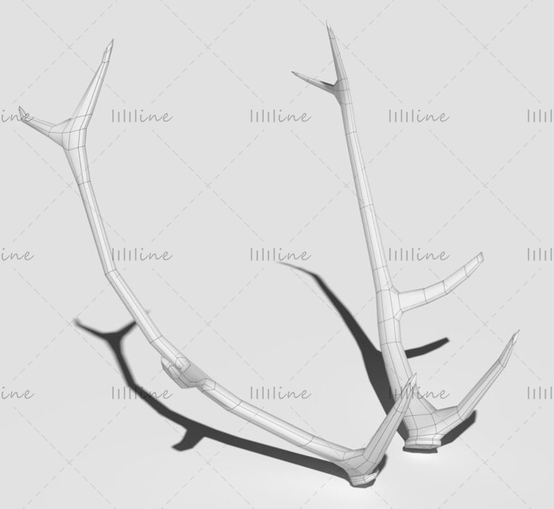 Antlers model 3d