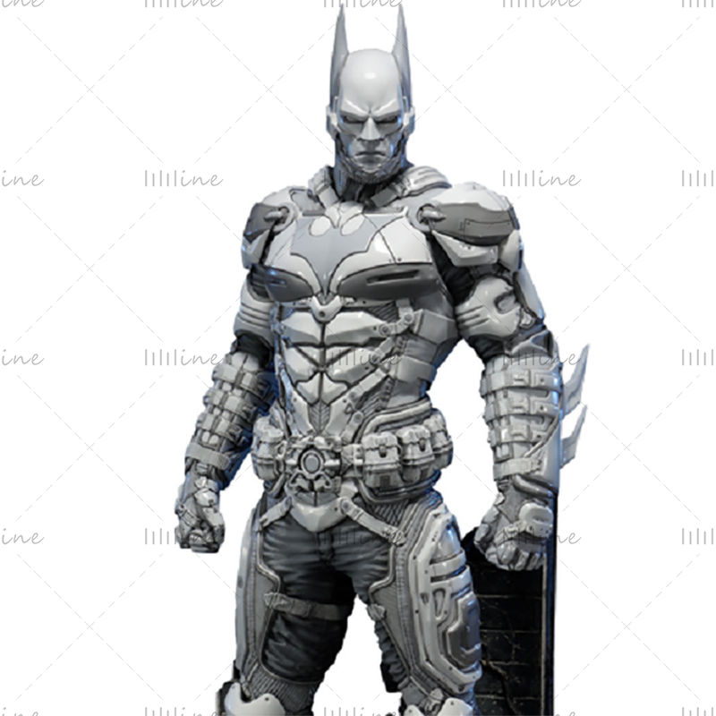 Batman Beyond 3D Model Print STL format for 3D Printing